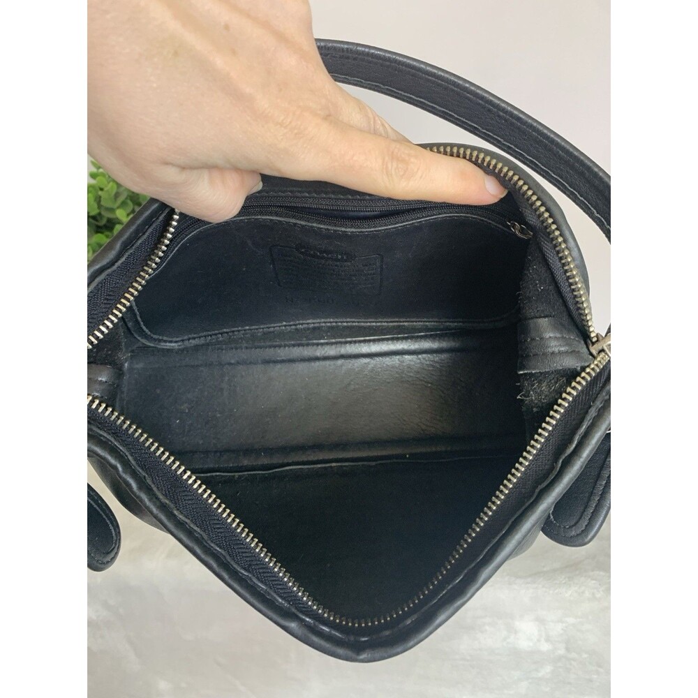 Coach Vintage Legacy 9059 Small Hobo Shoulder Bag Black Made in USA - Picture 7 of 16